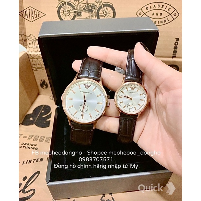 ĐỒNG HỒ CẶP NAM NỮ EMPORIO ARMANI