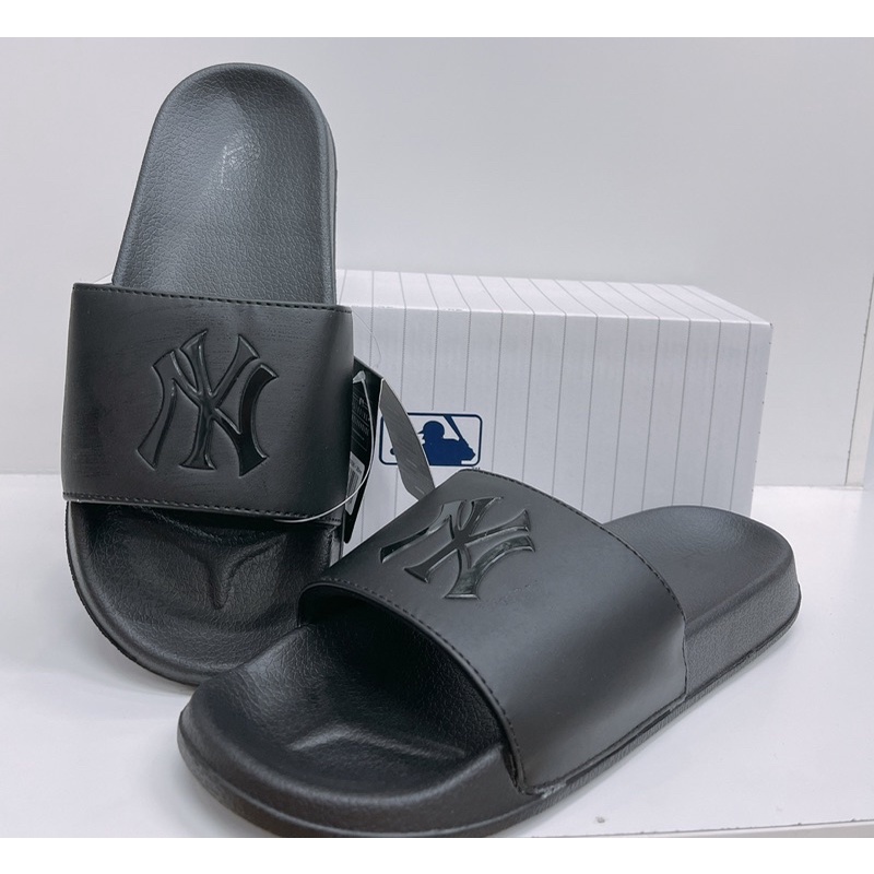 DÉP MLB NỘI ĐỊA HÀN - DÉP QUAI NGANG UNISEX NAM NỮ FULLBOX - HÀNG CÓ SẴN