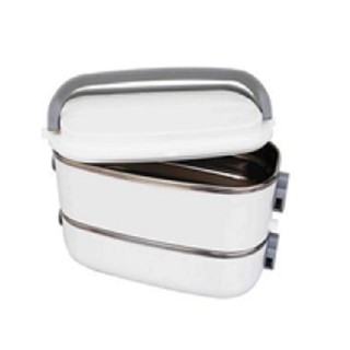 Cà Men Inox bọc Nhựa 2 ngăn 1, 5lit - PB637 - Thailand
