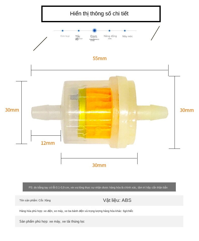 Bán buôn xe máy đa năng cốc xăng dầu với bộ lọc xăng Magnet Bộ lọc xăng xe máy Gasoline Cup