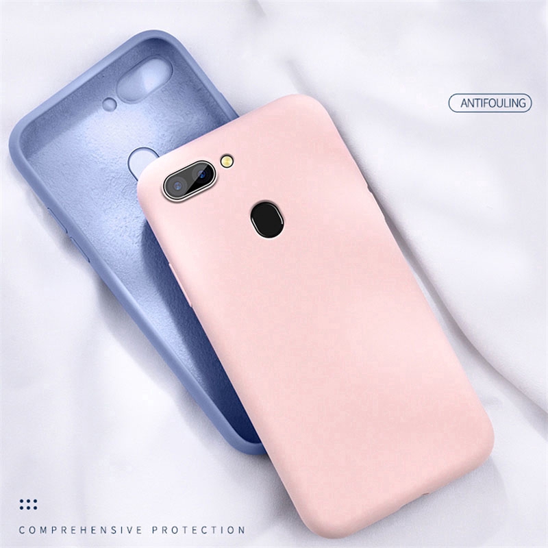 OPPO F11 F9 R17 Pro Case Liquid Silicone Case for OPPOF11Pro OPPO A3s A5s A7 Reno 10X Zoom Case