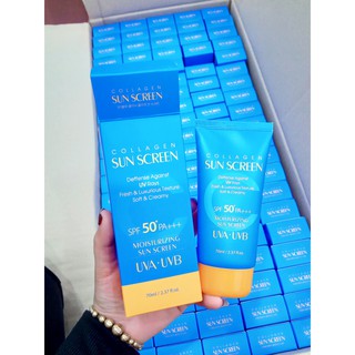 [Chính Hãng] KEM CHỐNG NẮNG 3W CLINIC COLLAGEN SUN SCREEN SPF50+ PA+++ (Xanh)