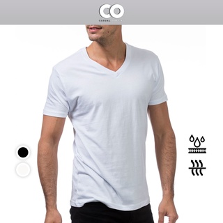  Áo thun, áo tee nam Pro Club (có Big size) Light Weight 100% cotton cổ tim 2 màu đen trắng
