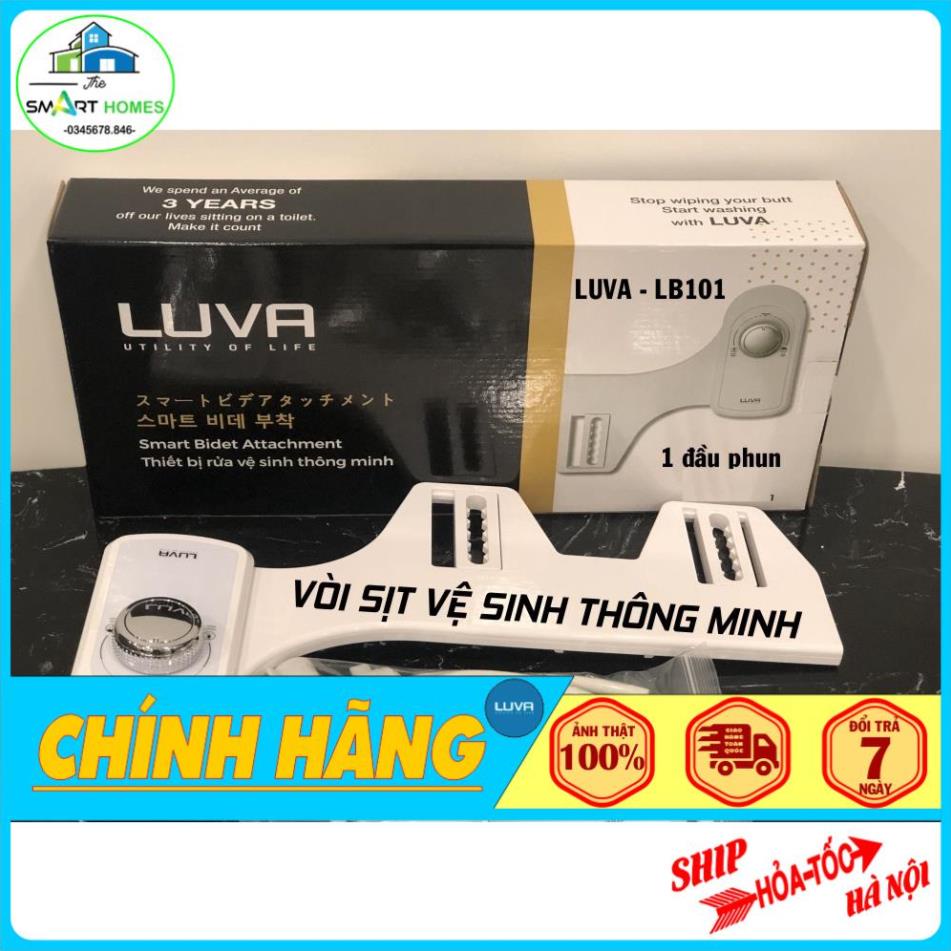 Vòi rửa vệ sinh thông minh LB101 (1 vòi phun inox) Bảo hành chính hàng 3 năm Luva bidet FREESHIP
