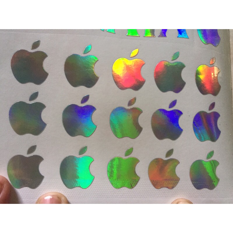 Miếng Dán Trang Trí Laptop / Điện Thoại / Máy Tính Bảng In Logo Apple Iphone
