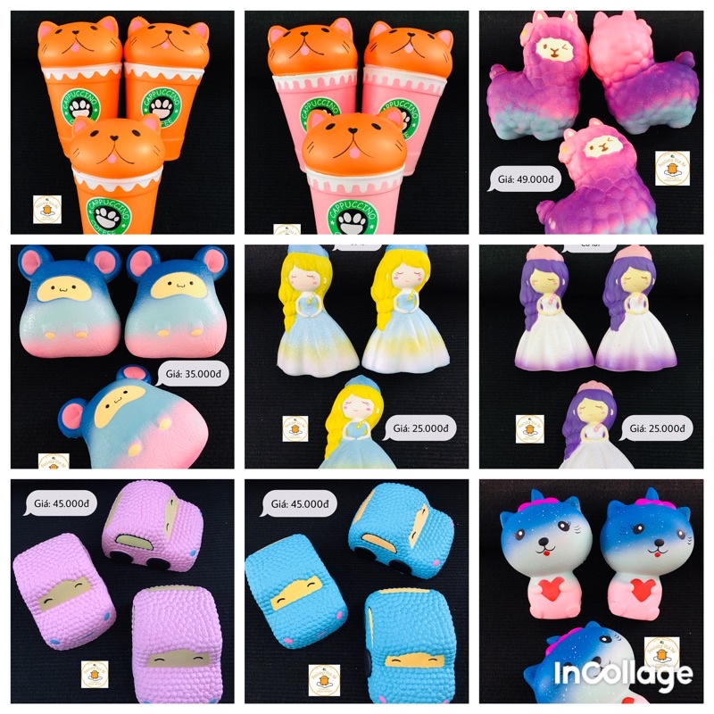 SQUISHY ĐỒ CHƠI SIÊU CHẬM TĂNG GIÁ RẺ