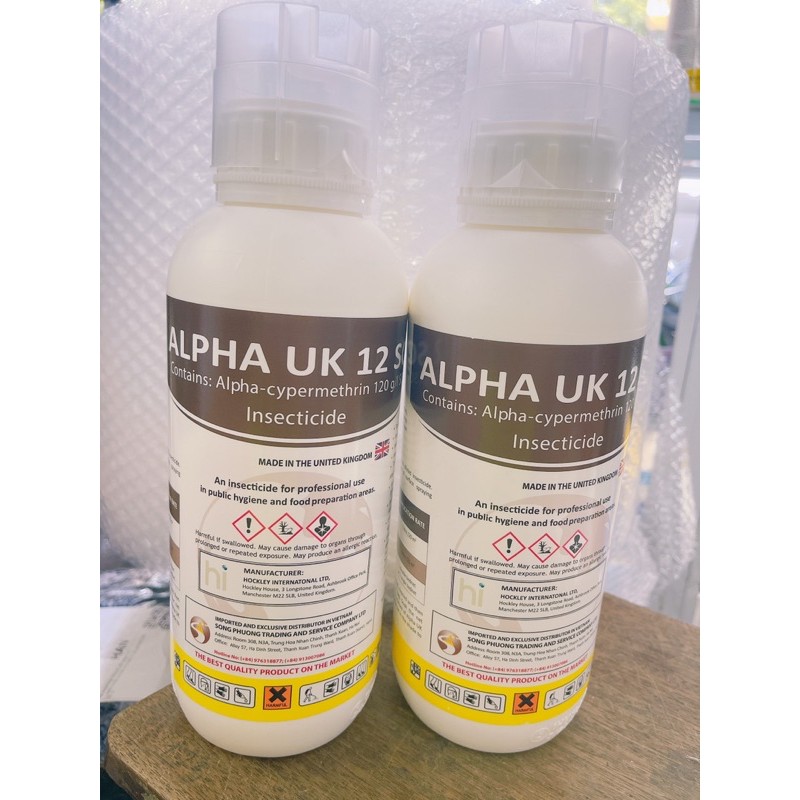 [ Nhập khẩu Anh Quốc ] Thuốc diệt muỗi  ALPHA UK 12SC loại 1000ml