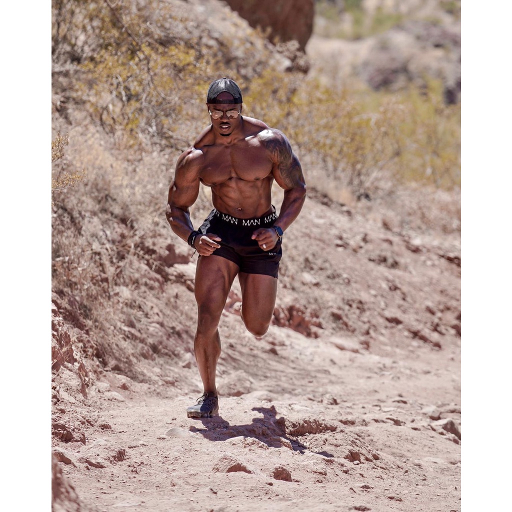 Quần Short Thể Thao Nam Co Dãn Nhanh Khô Thiết Kế Mới