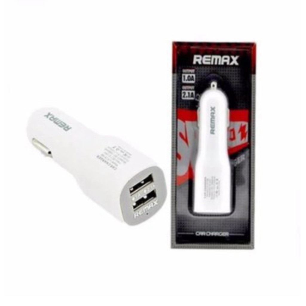 Cóc Sạc Xe Hơi 2 Cổng USB Remax