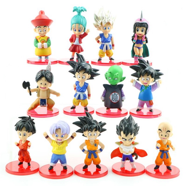 Mô hình Dragon Ball - Figure Set 21 mẫu nhân vật Dragon ball Super