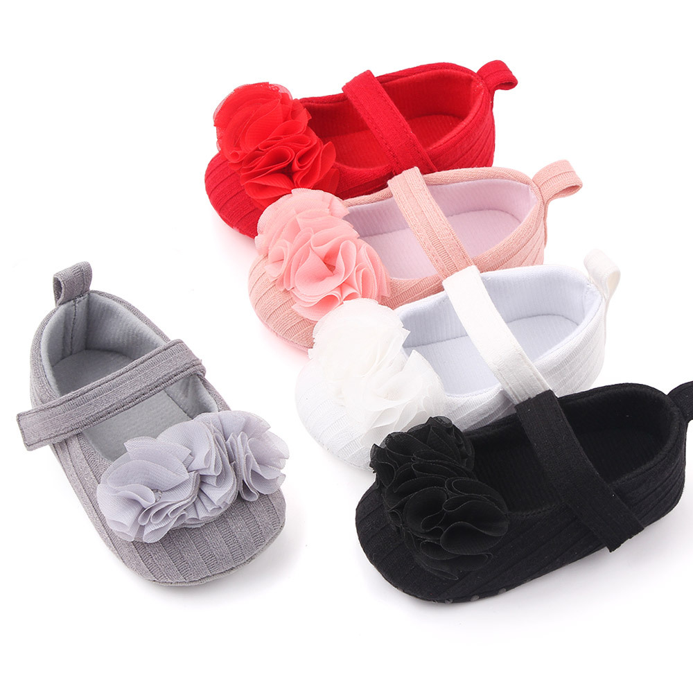 Dễ Thương Đôi Giày Công Chúa Chất Liệu Cotton Cho Bé Gái