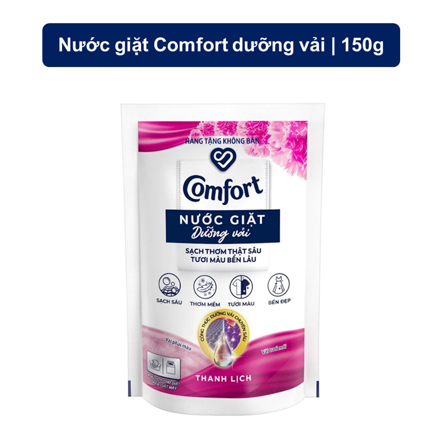 [HC GIFT] Nước giặt Comfort dưỡng vải hương Thanh Lịch 150g