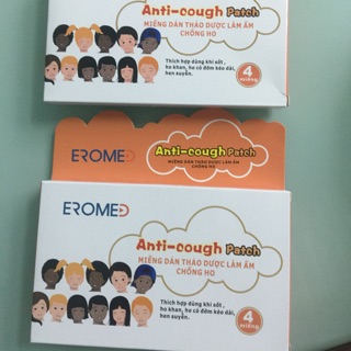 Miếng dán thảo dược ANTI-COUGH Patch làm ấm, chống ho