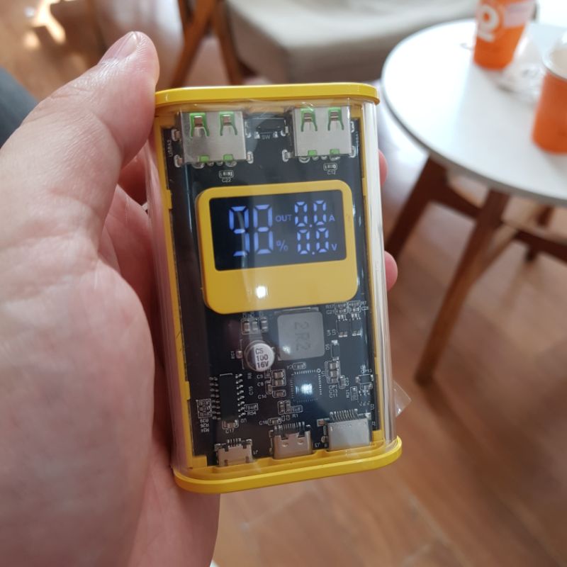 Sạc dự phòng PD 22.5w DIY, nhiều cổng sạc vào ra đa năng