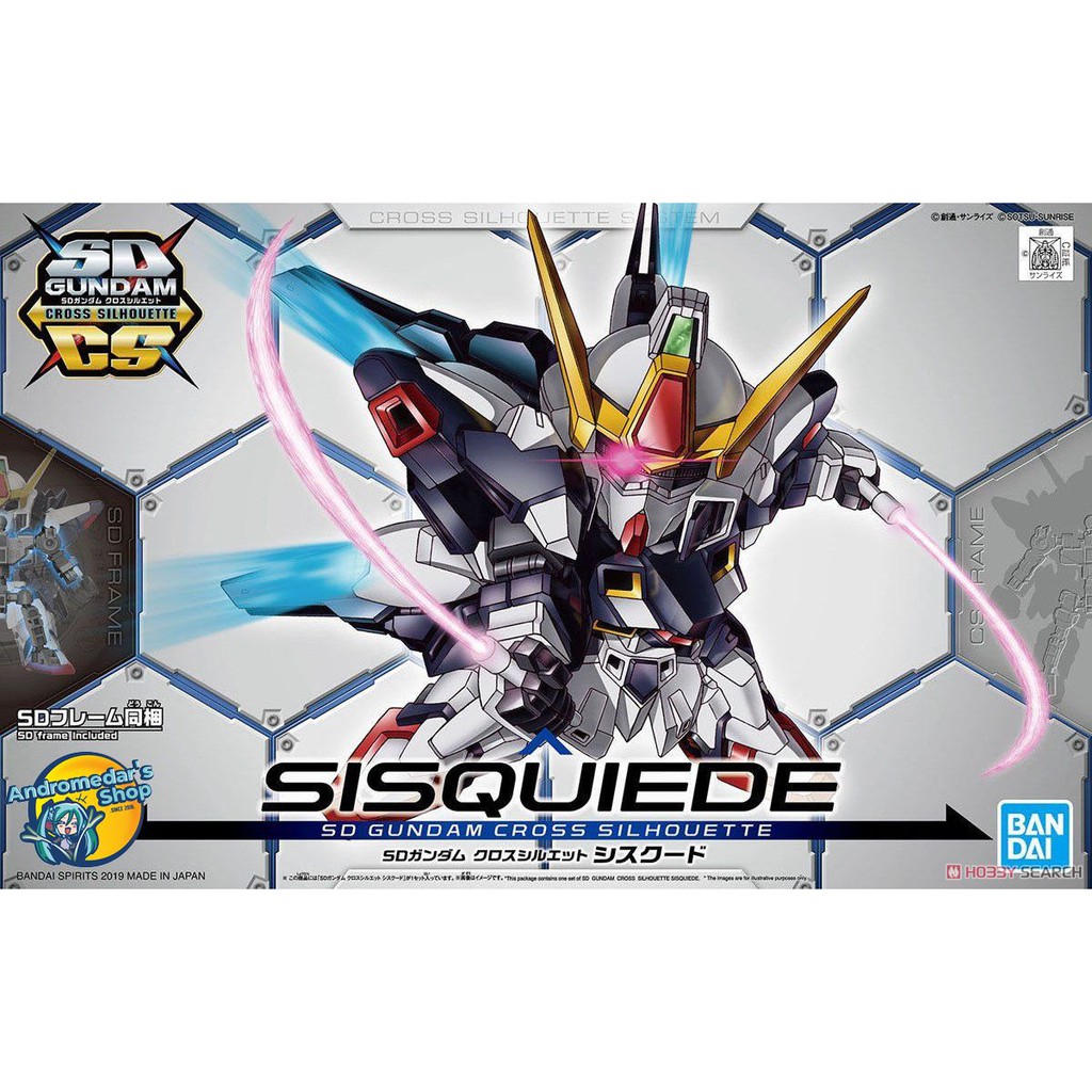 [Bandai] Mô hình lắp ráp SD Gundam Cross Silhouette Sisquied (SD) 09 (Gundam Model Kits)