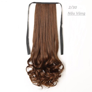 Tóc giả cột xoăn đuôi 48cm