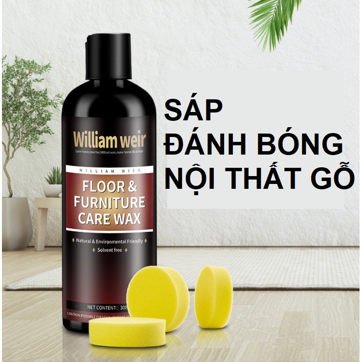 Sáp đánh bóng nội thất gỗ đa năng 300ML