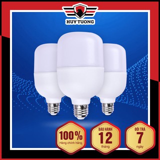 Bóng đèn Led Bulb FREESHIP Bóng led bulb trụ nhựa ánh sáng trắngcao cấp