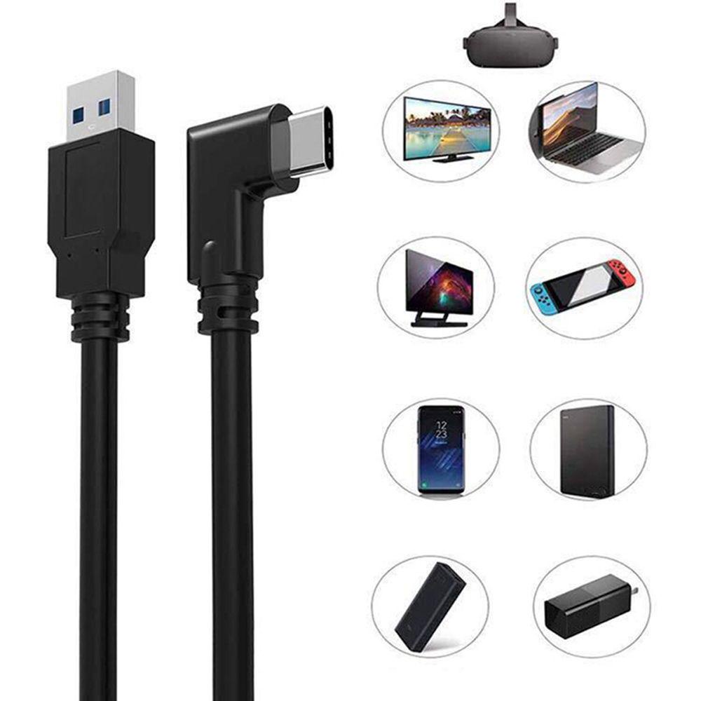 Cáp Dữ Liệu Nhanh 3m 5m 90 Độ USB C Chuyên Dụng Chất Lượng Cao
