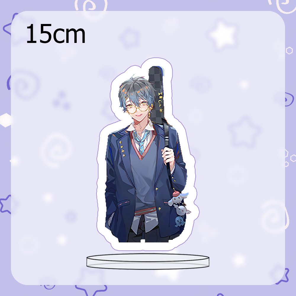 Standee LUXIEM ver HỌC ĐƯỜNG acrylic anime mica chibi mô hình trang trí quà tặng độc đáo