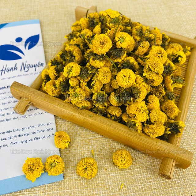 Hoa cúc chi 100g (Cúc vàng nụ bé, cúc vàng sấy lạnh, hoa cúc vàng) - Thảo Dược Hạnh Nguyên