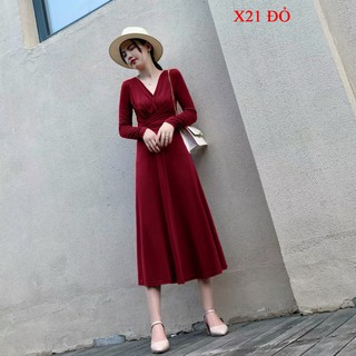 Váy đầm nữ co giãn thoải mái tôn dáng x21