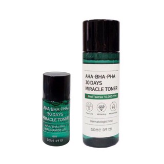 Nước Hoa Hồng Some By Mi AHA-BHA-PHA 30 Days Miracle Toner Minisize 6ml