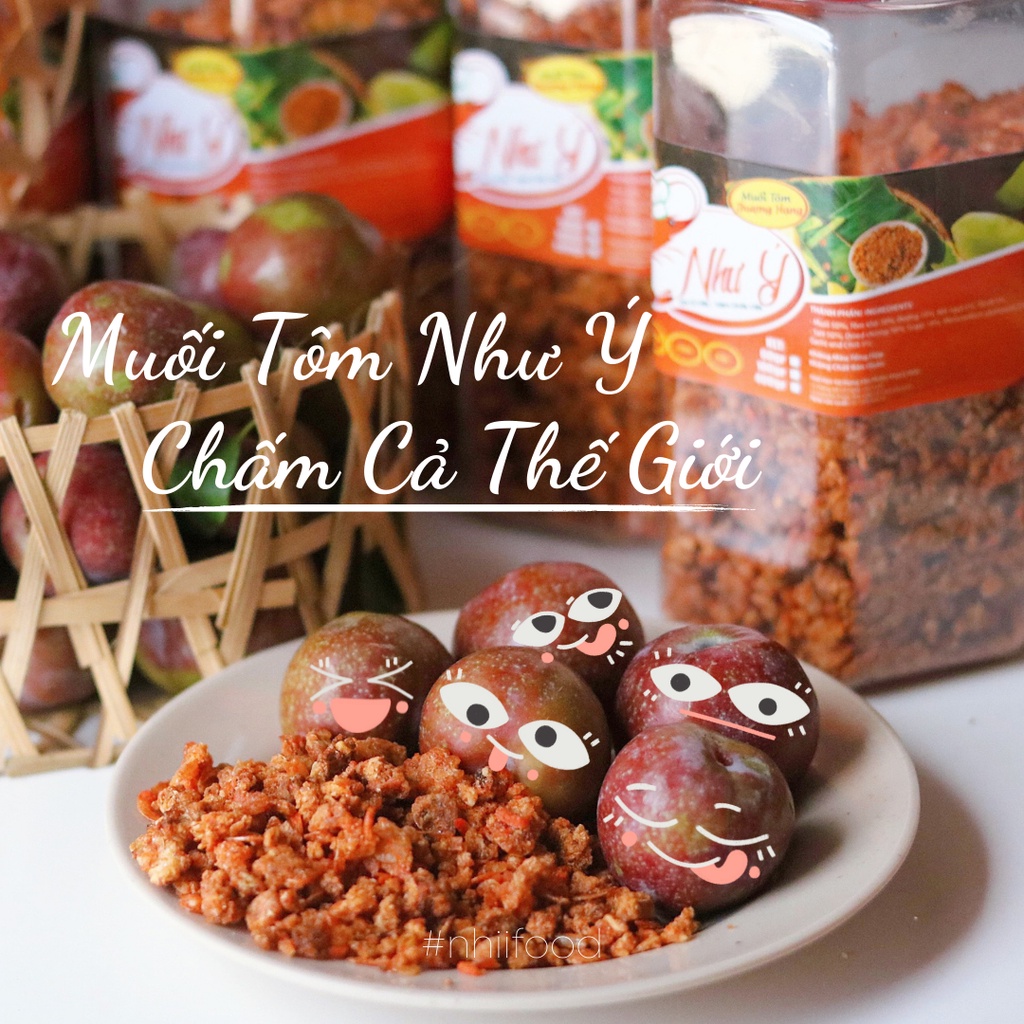 400GR Muối tôm Như Ý chính hãng NHII FOOD thực phẩm sạch nhà làm
