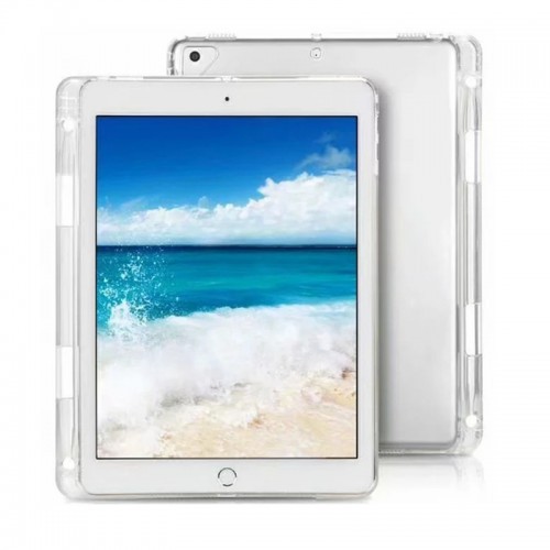 Ốp Máy Tính Bảng Silicon Trong Suốt Có Khe Đựng Bút Cảm Ứng Sbt-003 Cho Ipad Air 4 10.9 Inch 2020