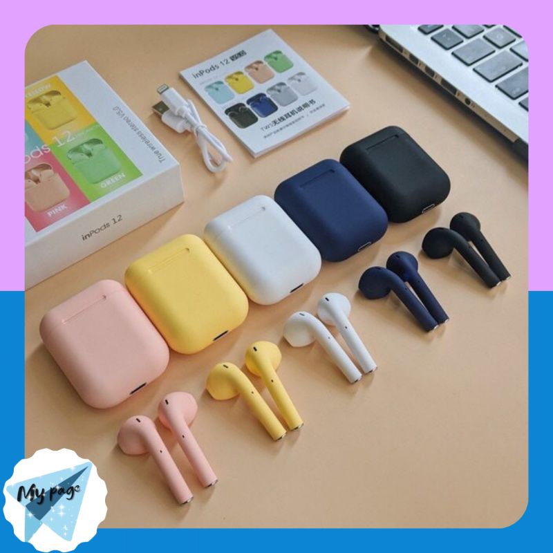 Tai Nghe Nhét Tai Inpods 12 I12 Không Dây Bluetooth 5.0 Nhiều Màu Sắc