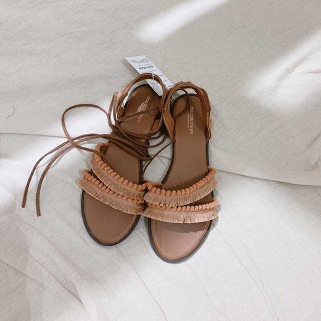 Dép sandal style boho