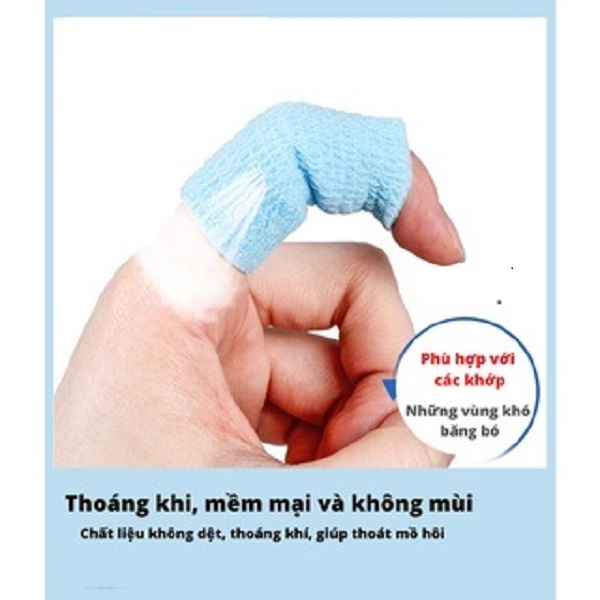 Băng Cuốn Cổ Chân, Khớp, Cổ Tay, Ngón Tay, Đầu Gối Dành Cho Thể Thao Bóng Đá  Phụ Kiện Y Tế Vải Tự Dính Cao Cấp