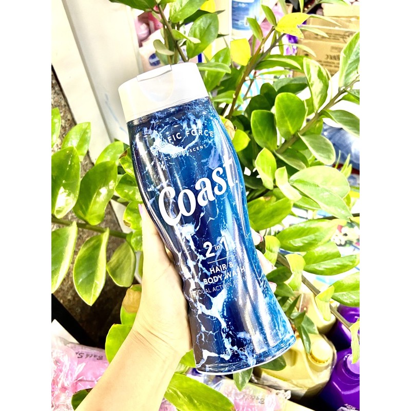 TẮM GỘI COAST HAIR & BODY WASH CỦA MỸ 532ML