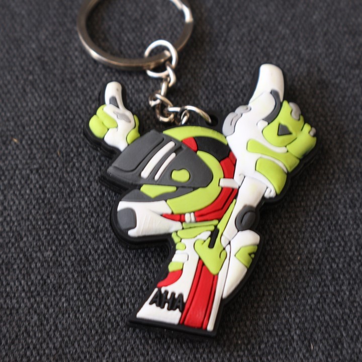 Móc khóa nhựa gắn các loại xe máy, oto LOGO HUY HIỆU cá tính