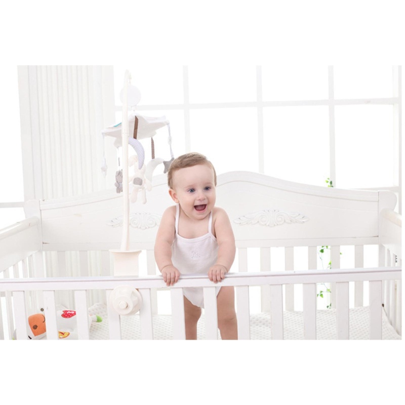 Chuông Gió Di Động Nhồi Bông Phát Nhạc Treo Nôi Em Bé