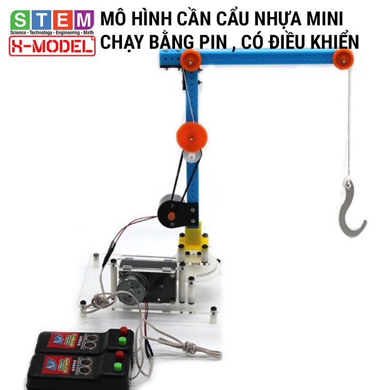 Đồ chơi sáng tạo STEM Mô hình Cần cẩu nhựa X-MODEL ST47 cho bé,Đồ chơi trẻ em DIY [Do it Yourself] |Giáo dục STEM, STEAM