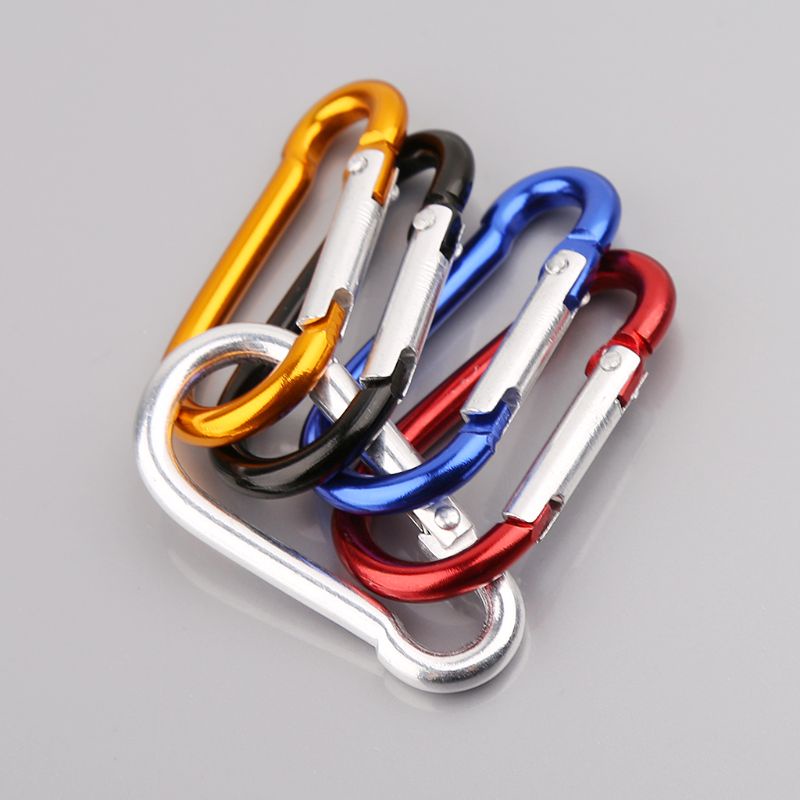Set 10 móc khóa chữ D bằng hợp kim nhôm tiện dụng