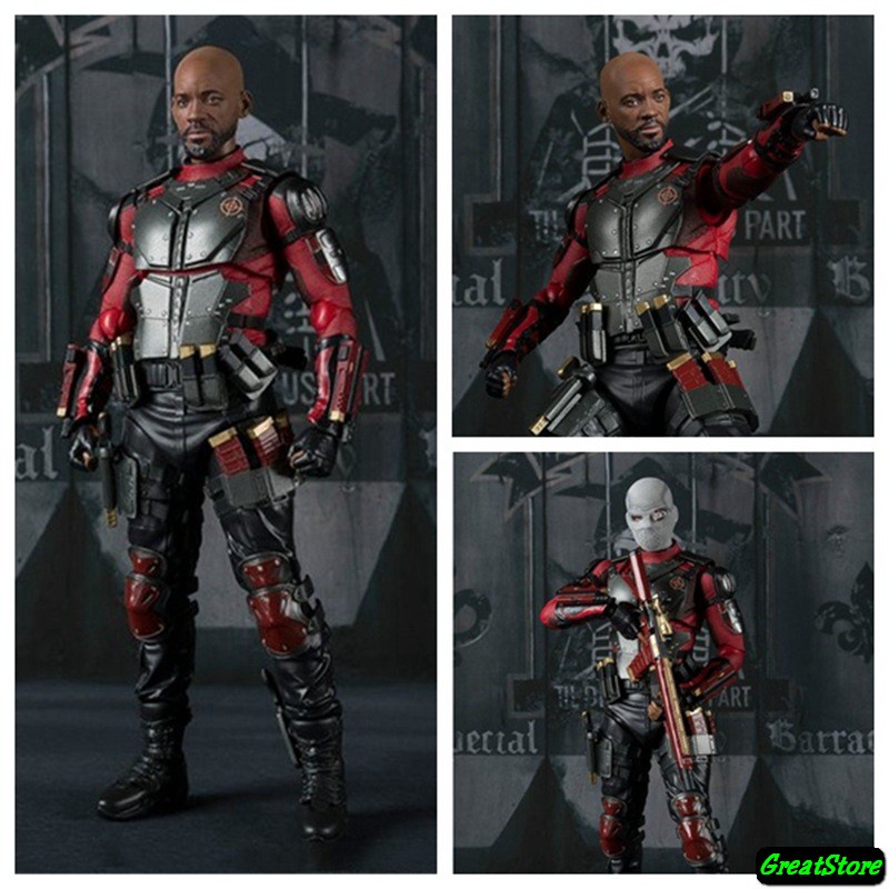 MÔ HÌNH DEADSHOT SUICIDE SQUAD SHF FIGMA CỬ ĐỘNG ĐƯỢC