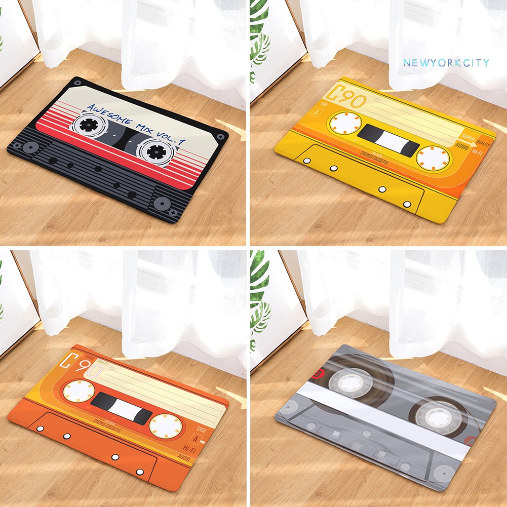 Thảm lót cửa chùi chân Chống Trượt Thấm Hút Nước Bằng Vải Flannel