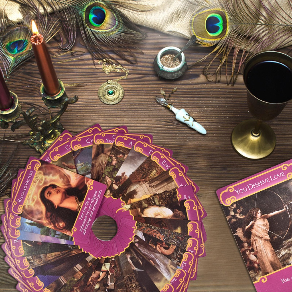 Hộp 44 Thẻ Bài Tarot Bằng Sắt Độc Đáo