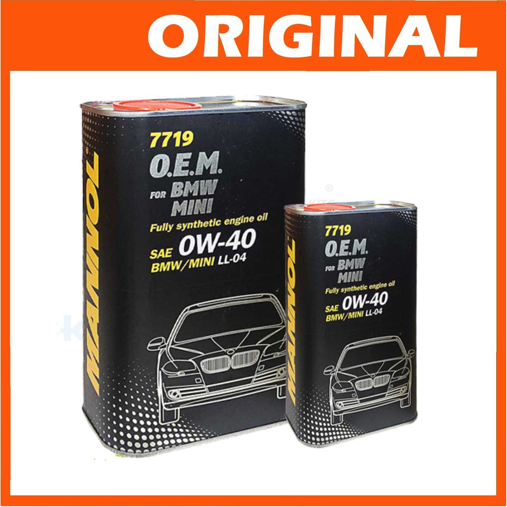 [Cao Cấp] Nhớt MANNOL 7719 O.E.M Cho Xe BMW Mini 0W-40 SN/CF – 4 Lít, Hàng Đức Chính Hãng-NHẬP KHẨU TỪ ĐỨC