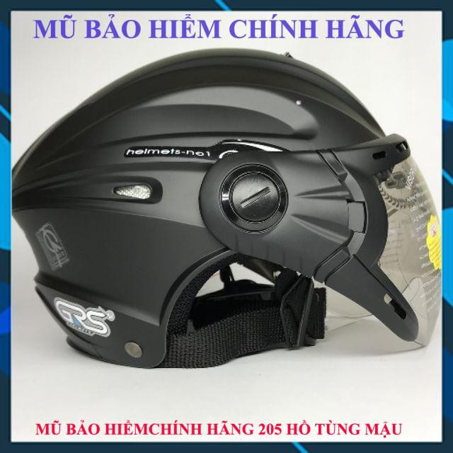 Mũ bảo hiểm nửa đầu GRS A737k nhiều màu  [ Chính Hãng ]