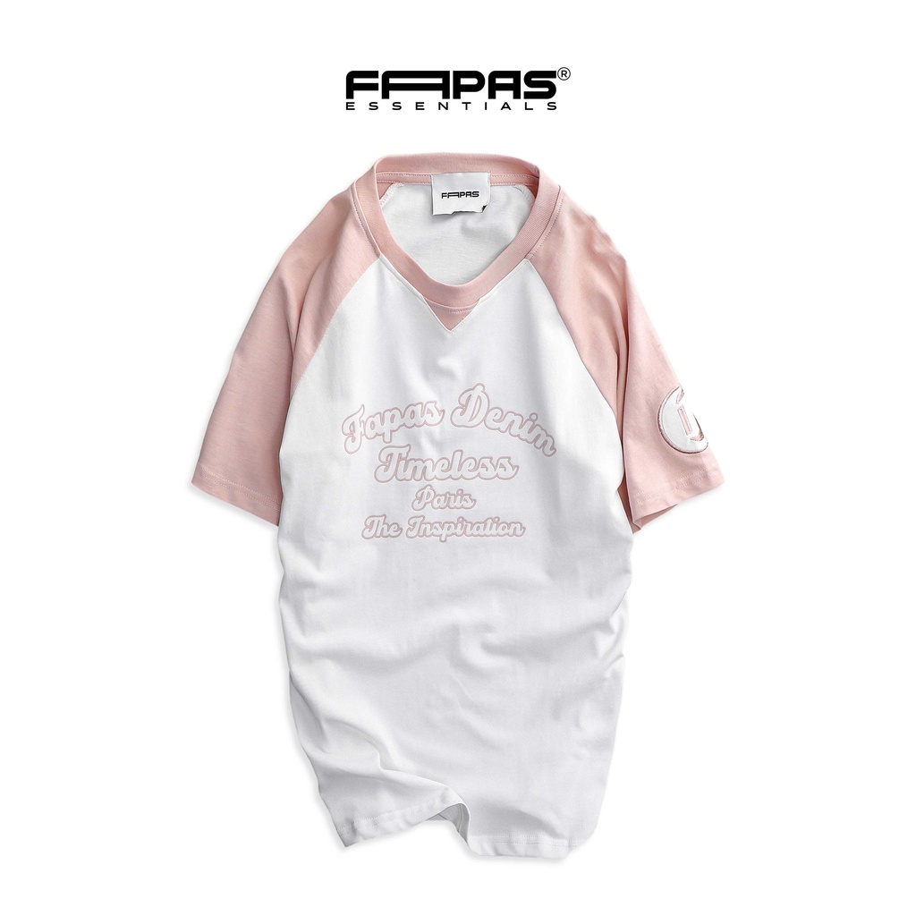 Áo Thun Rubby Form Regular Chất Vải Cotton Premium Dày Dặn Thoáng Mát, Áo Thun Tay Ngắn Raglag Chính Hãng Fapas