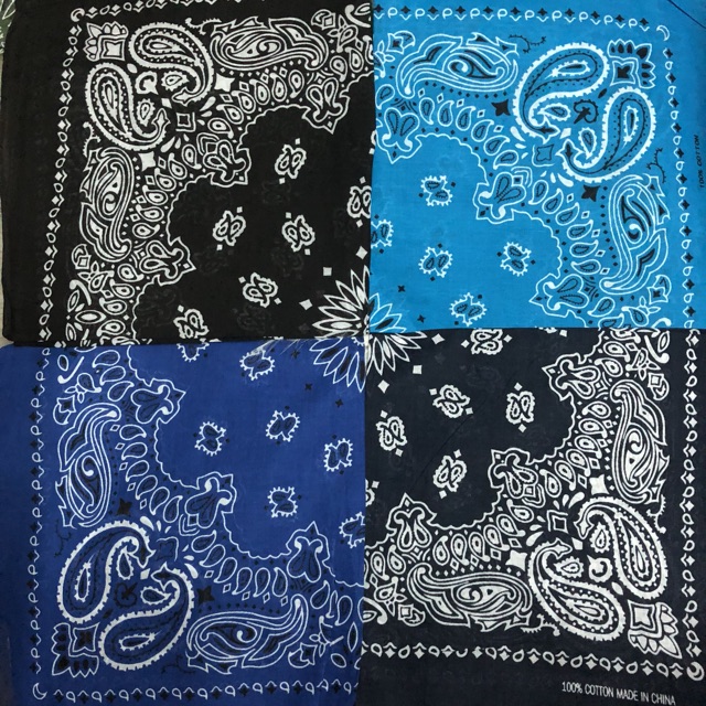Khăn bandana nhiều mẫu cá tính hoai tiết paisley - Khăn turban