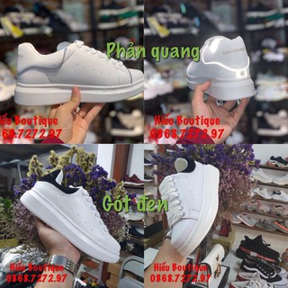 💖Giày Sneaker nam, giày sneaker nữ [MQ] M.Queen 💖 Gót nhung, đế độn 5cm có phản quang  💖Bản XỊN Da mềm+ Êm+Fullbox 💖