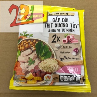Túi Hạt Nêm Maggi x2 Thịt Xương Tuỷ & Gia Vị Tự Nhiên 175g