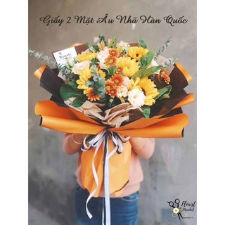 GIẤY GÓI HOA - HAI MẶT ÂU NHÃ HÀN QUỐC