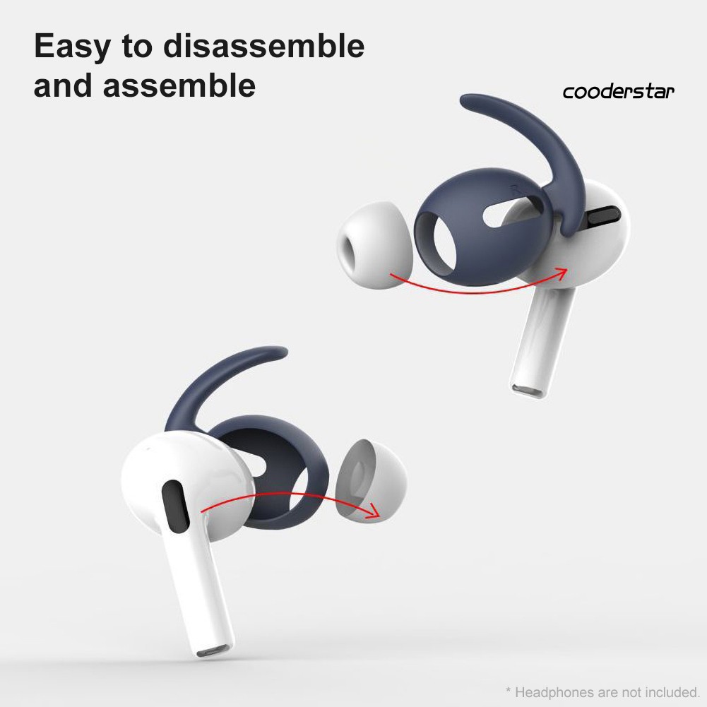 Set 2 Nút Tai Nghe Chống Trượt Chất Lượng Cao Dành Cho Airpods Pro