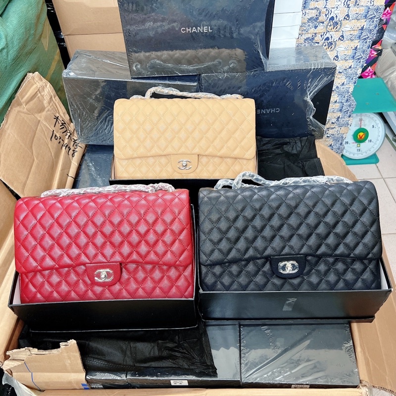 Túi classic da hạt thanh lịch size 33cm đựng được cả thế giới