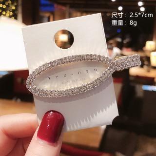 Kẹp Tóc Đính Đá Lấp Lánh Phong Cách Hàn Quốc